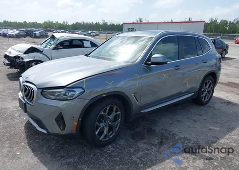 2023 BMW X3 xDrive30I из США, поврежденный, VIN 5UX53DP04P9S20126